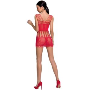 PASSION WOMAN BS090 BODYSTOCKING – RED ONE SIZE