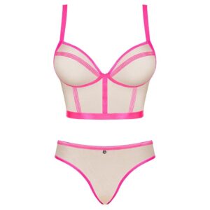 OBSESSIVO – NUDELIA CONJUNTO DE DUAS PEÇAS – PINK S / M