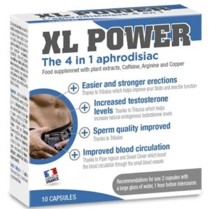 XL POWER APHRODISIAC E CÁPSULAS DE EREÇÃO 10 CAP