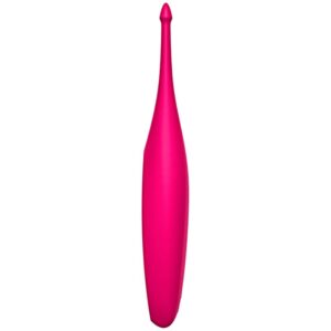 SATISFYER TWIRLING FUN TIP VIBRATOR – ROSA