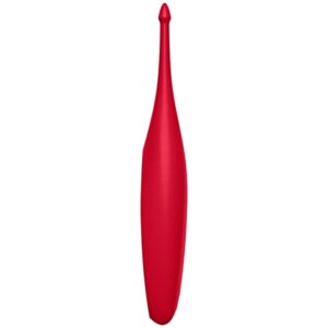 SATISFYER TWIRLING FUN TIP VIBRATOR – VERMELHO