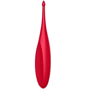 SATISFYER TWIRLING FUN TIP VIBRATOR – VERMELHO