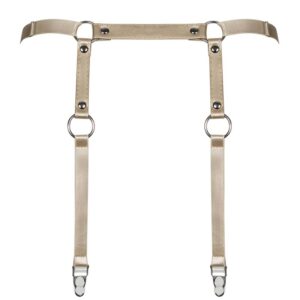 OBSESSIVO – A764 CORREIA DE COURO DOURADO S / M / L
