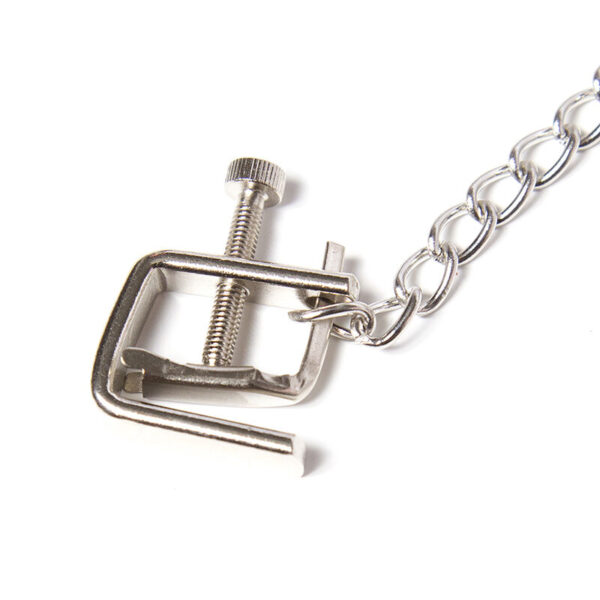 OHMAMA™ FETISH - GRAMPOS DE PARAFUSO DE METAL COM CORRENTE - Image 2