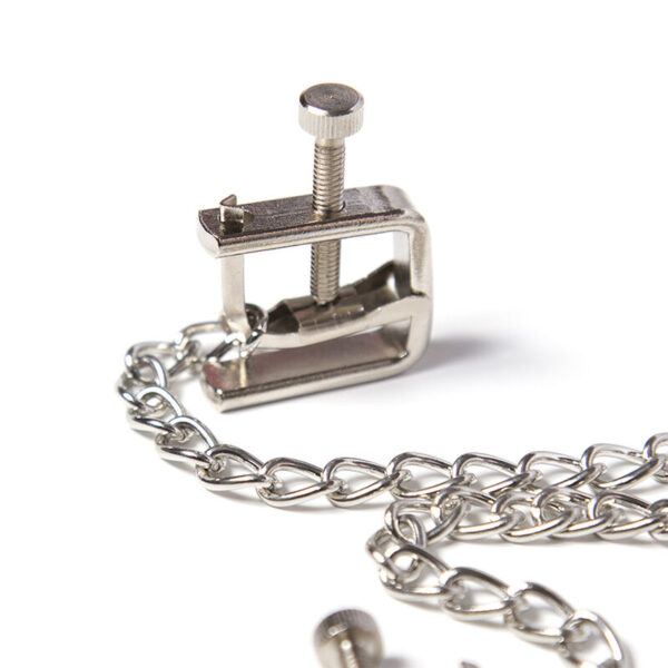 OHMAMA™ FETISH - GRAMPOS DE PARAFUSO DE METAL COM CORRENTE - Image 3