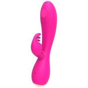 CABEÇAS ESTIMULANTES TRIPLAS COM VIBRADOR DE COELHO MAGIC STICK NALONE – ROSA