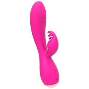 CABEÇAS ESTIMULANTES TRIPLAS COM VIBRADOR DE COELHO MAGIC STICK NALONE – ROSA