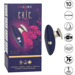 ESTIMULADOR CALEX CHIC VIOLETA 10 VELOCIDADES