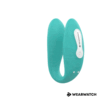 WEARWATCH™ - VIBRADOR DE TECNOLOGIA DUPLA WATCHME AQUAMARINE / JET