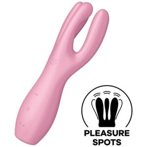 VIBRADOR SATISFYER THREESOME 3 – ROSA