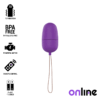 ONLINE™- OVO VIBRANTE COM CONTROLE REMOTO M LILAC