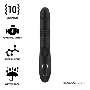 BLACK&SILVER™- VIBE ESTIMULANTE KENJI COMPATÍVEL COM A TECNOLOGIA WATCHME WIRELESS