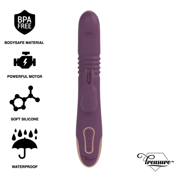 TREASURE - BASTIAN COELHO PARA CIMA E PARA BAIXO, ROTADOR E VIBRADOR COMPATÍVEL COM A TECNOLOGIA WATCHME WIRELESS - Image 2