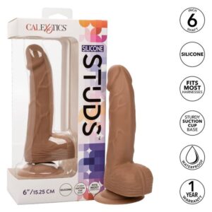 CALIFÓRNIA EXOTICS SILICONE 15,24 CM MARROM