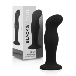 BLACK&SILVER™ – SEAN PLUG ANAL PREMIUM SILICONE PRETO