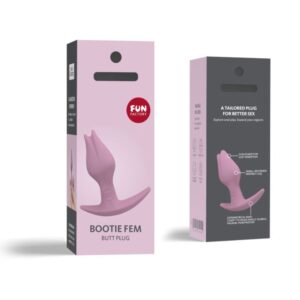 FUN FACTORY – BOOTIE FEM FEMALE ANAL BUTT PLUG ROSE