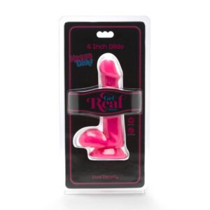 GET REAL – HAPPY DICKS DILDO 12 CM BOLAS ROSA