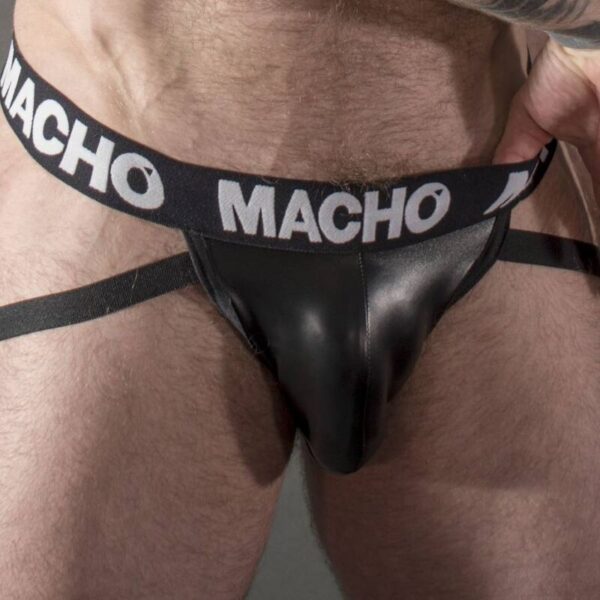 MACHO - MX25NC JOCK PRETO COURO M - Image 3
