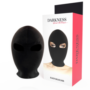 DARKNESS™ – MÁSCARA DE SUBMISSÃO PRETA