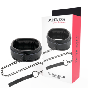 DARKNESS™ – COLAR PRETO COM CORRENTE