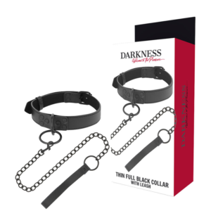 DARKNESS™ – COLAR PRETO COM CORRENTE