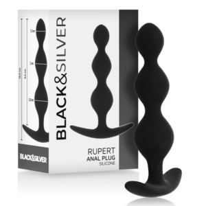 BLACK&SILVER™ – CORRENTE DE BOLA ANAL RUPERT 10 CM