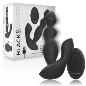 BLACK&SILVER™ – CONTROLE REMOTO DE SILICONE CORA PLUG ANAL