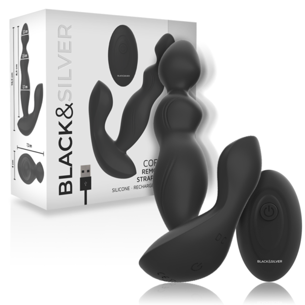 BLACK&SILVER™ - CONTROLE REMOTO DE SILICONE CORA PLUG ANAL - Image 2
