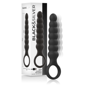 BLACK&SILVER™ – DILADOR ANAL DE SILICONE BOB PODEROSO