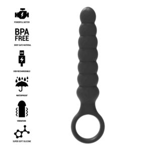 BLACK&SILVER™ – DILADOR ANAL DE SILICONE BOB PODEROSO