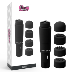 GLOSSY™ – MASSAGER DE BOLSO KURT PRETO