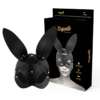 COQUETTE CHIC DESIRE™ - MÁSCARA DE COURO VEGANO COM ORELHAS DE COELHO