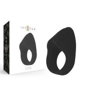 INTENSO OTO COCK RING PRETO RECARREGÁVEL