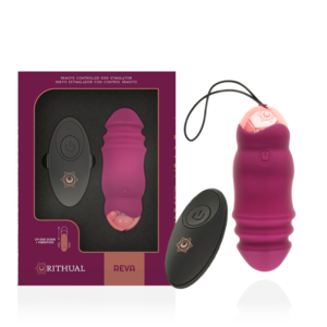 RITHUAL- REVA EGG SISTEMA DE CONTROLE REMOTO PARA CIMA E PARA BAIXO + VIBRAÇÃO