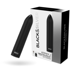 BLACK&SILVER™- BALA MAGNÉTICA VIBRANTE PRETA KERNEX 2 PRETA