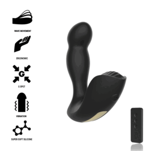 IBIZA – MASSAGER ANAL CONTROLE REMOTO 11 x 4 CM