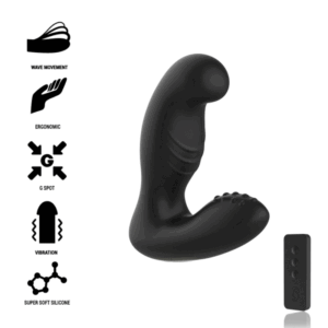 IBIZA – MASSAGER ANAL CONTROLE REMOTO 10 x 3,5 CM