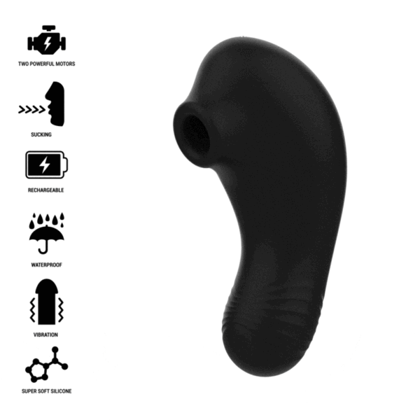 RITHUAL - ESTIMULADOR SHUSHU PRO CLITORAL 2 MOTORES POTENTES PRETO - Image 3