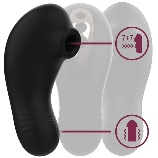RITHUAL - ESTIMULADOR SHUSHU PRO CLITORAL 2 MOTORES POTENTES PRETO - Image 4