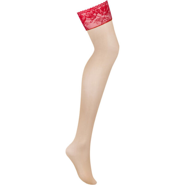 OBSESSIVE - MEIAS DE LACELOVE VERMELHAS XS/S - Image 6