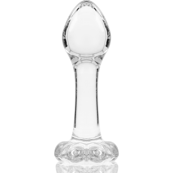 NEBULA SERIES BY IBIZA™ - MODELO 2 ANAL PLUG VIDRO BOROSILICADO 11 X 3,5 CM TRANSPARENTE - Image 3
