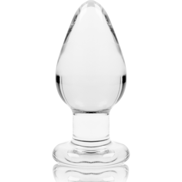 NEBULA SERIES BY IBIZA™ - MODELO 3 ANAL PLUG VIDRO BOROSILICADO 11 X 5 CM TRANSPARENTE - Image 3