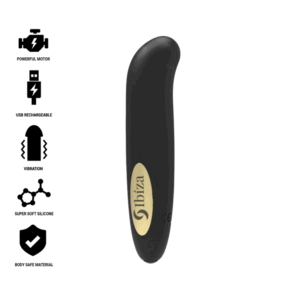 IBIZA – ESTIMULADOR DE CLITÓRIS CARREGADOR USB 10 MODOS DE VIBRAÇÃO DOURADO 13 X 2,9