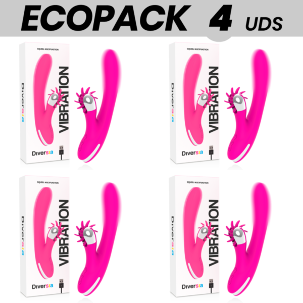DIVERSIA - ECOPACK 4 UDS COELHO VIBRANTE 24 CM