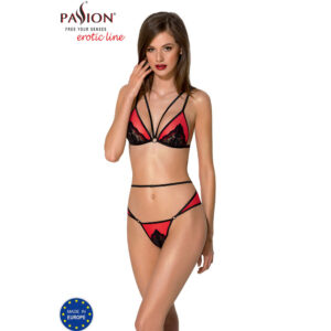 PASSION – CONJUNTO PEONIA LINHA ERÓTICA VERMELHA S/M