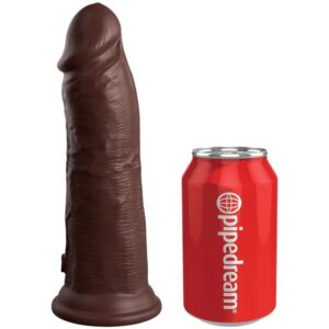 KING COCK ELITE – DILDO DE SILICONE REALISTA 20,3 CM CASTANHO