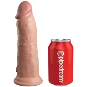 KING COCK ELITE – VIBRAÇÃO REALÍSTICA E DILDO DE SILICONE 20,3 CM