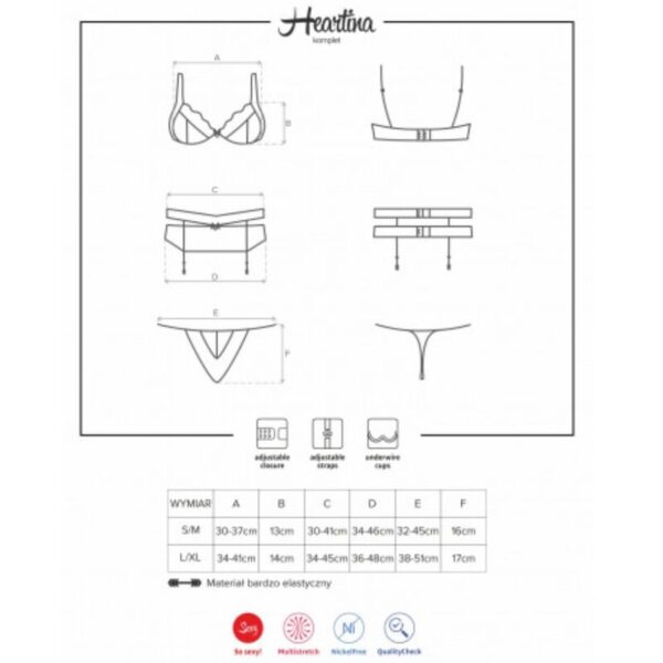 OBSSESIVE - CONJUNTO HEARTINE TRÊS PEÇAS - Image 6
