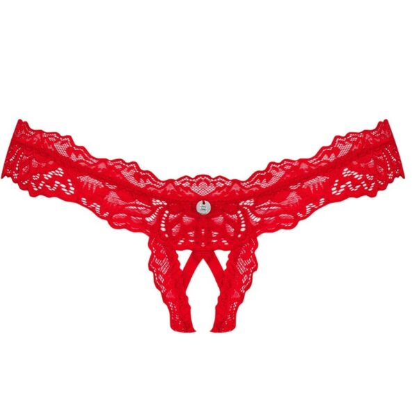 OBSESSIVE - AMOR CHERRIS TANGA  CROTCHLESS L/XL - Image 5