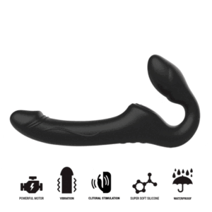 IBIZA – VIBRADOR STRAPLESS COM BOTÃO DE CONTROLE REMOTO